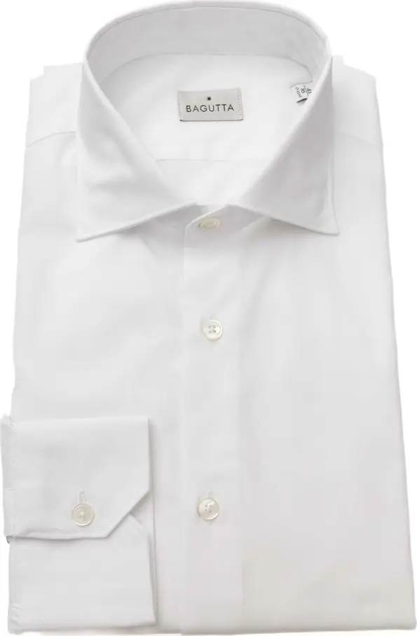 White Cotton Dress Shirt