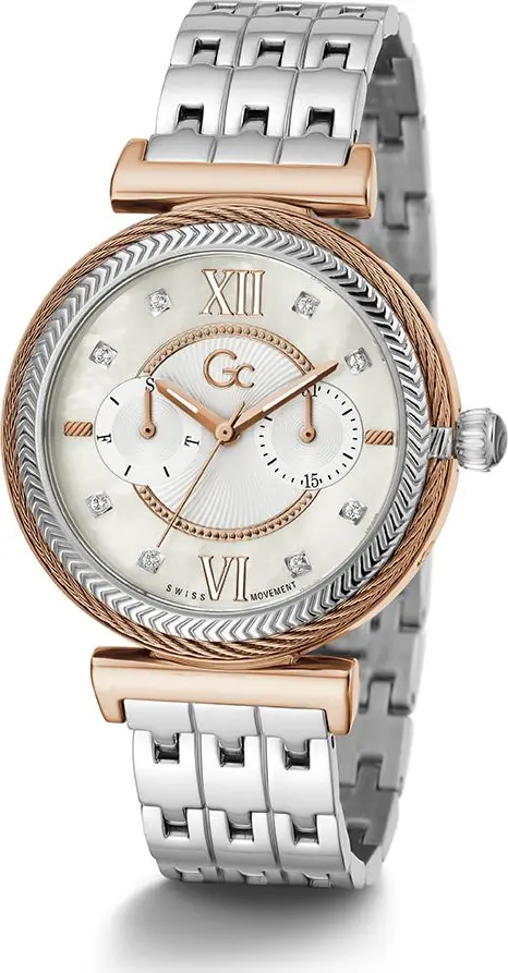 Gray Stainless Steel Dress Watch