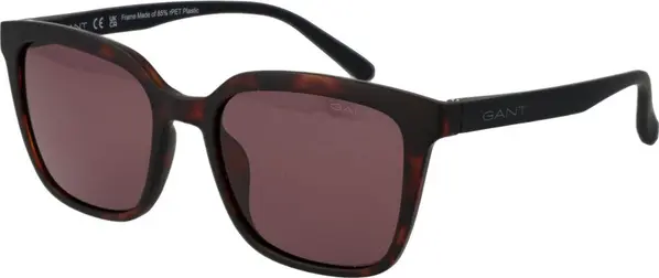 Brown Stainless Steel Sunglasses