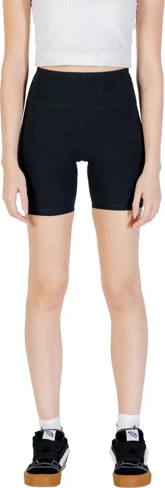 Black Cotton Bermuda Shorts