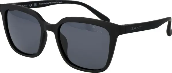 Black Stainless Steel Sunglasses