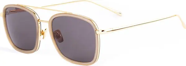 Gold Titanium Sunglasses