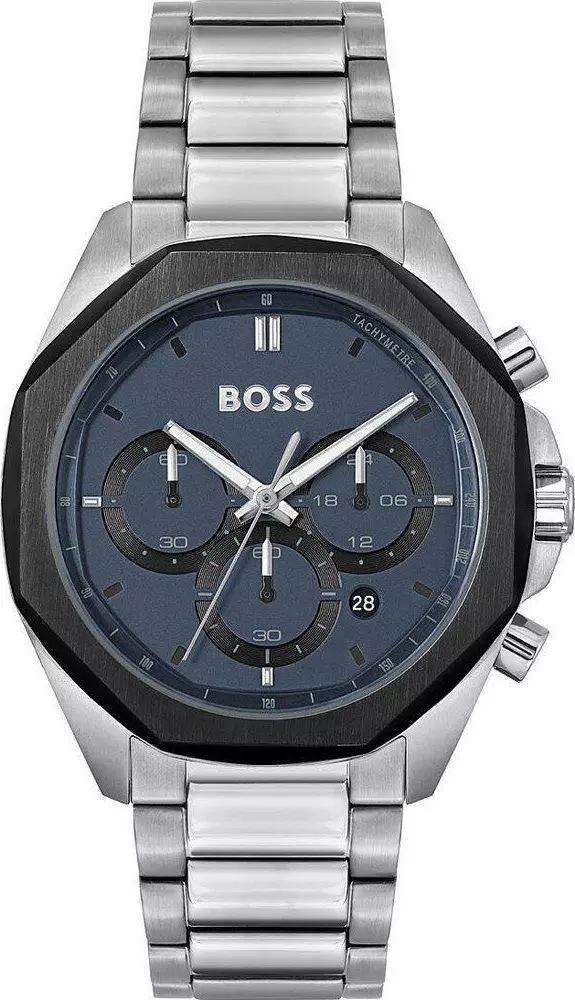 Gray Stainless Steel Dress Watch
