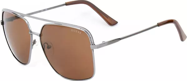 Gray Metal Sunglasses