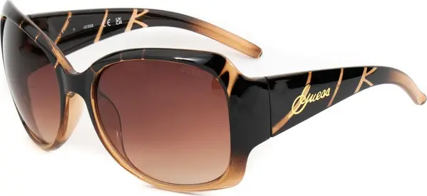 Brown Injected Sunglasses