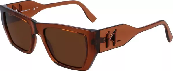 Brown Injected Sunglasses