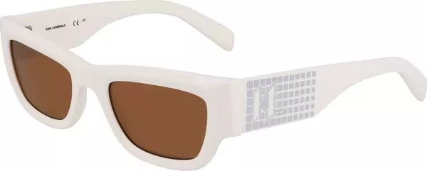 White Injected Sunglasses