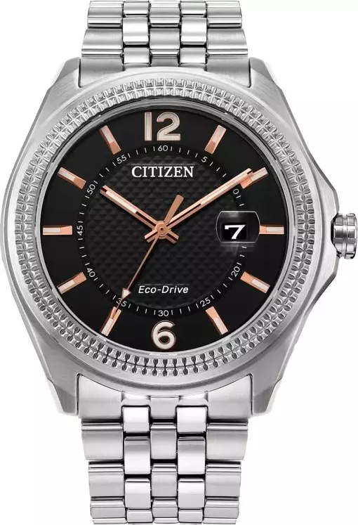 Gray Stainless Steel Dress Watch