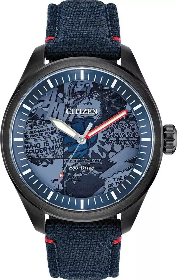 Blue Fabric Sport Watch