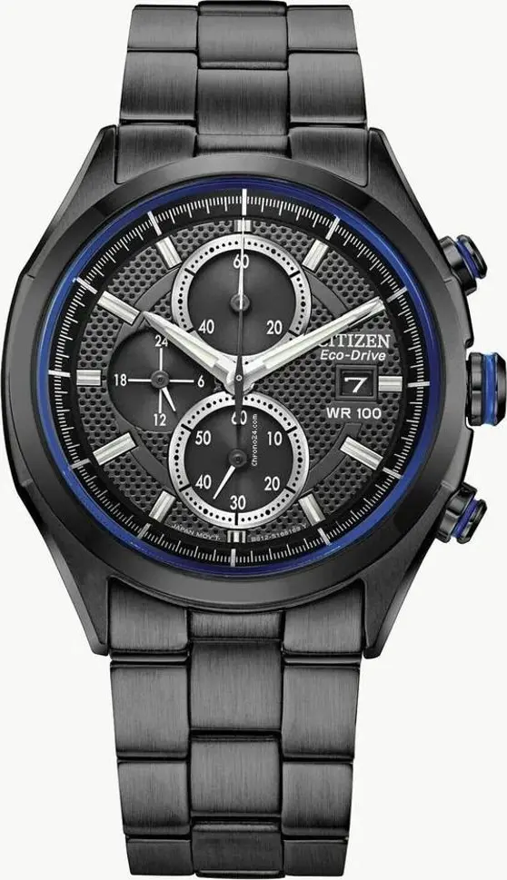 Black Stainless Steel Sport Watch