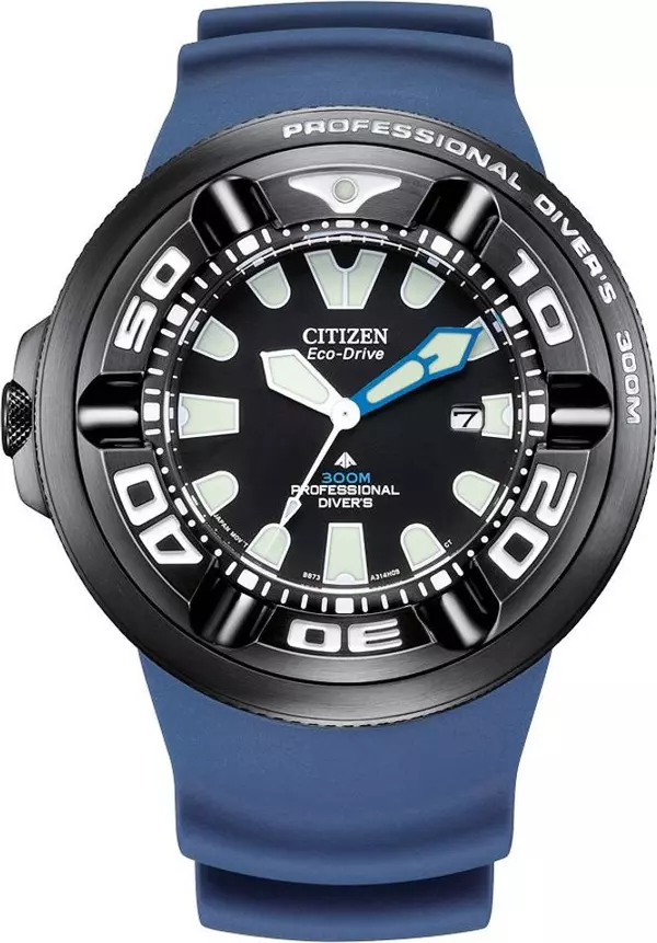 Blue Rubber Sport Watch