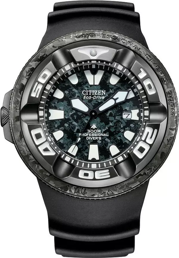 Black Rubber Sport Watch