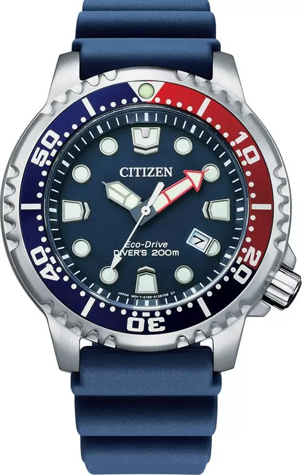 Blue Rubber Sport Watch