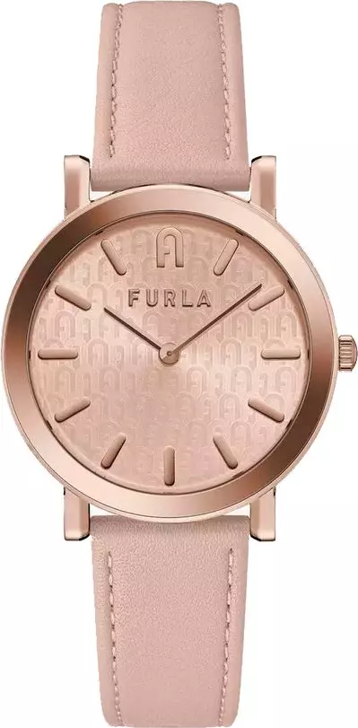 Multicolor Leather Dress Watch