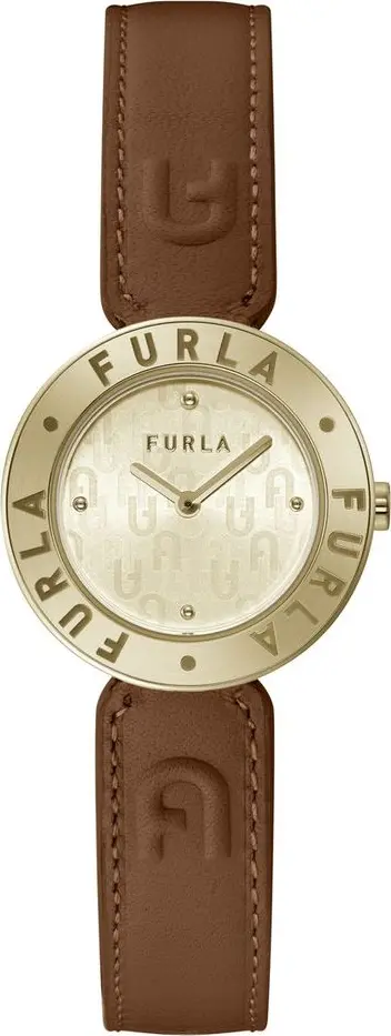 Brown Leather Dress Watch