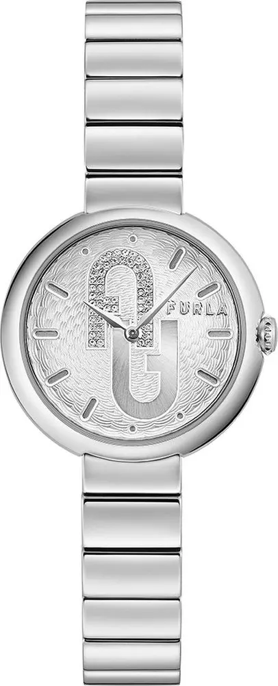 Gray Stainless Steel Dress Watch