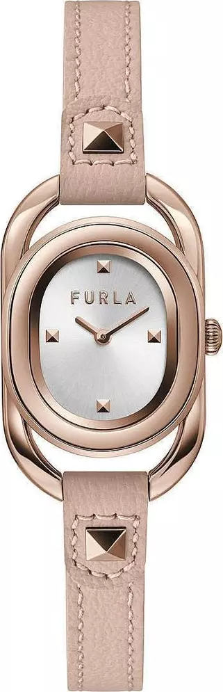 Multicolor Leather Dress Watch