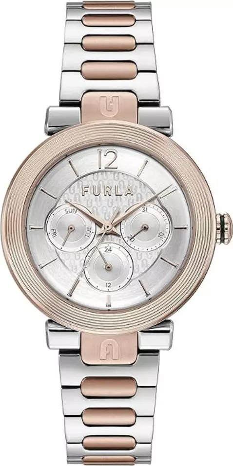 Gray Stainless Steel Dress Watch