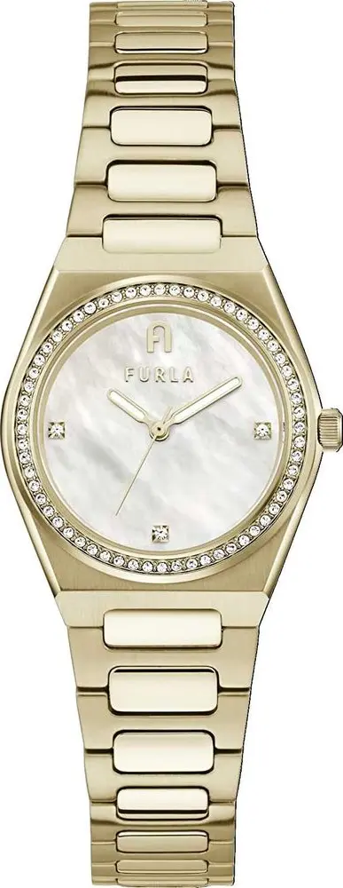 Gold Stainless Steel Dress Watch