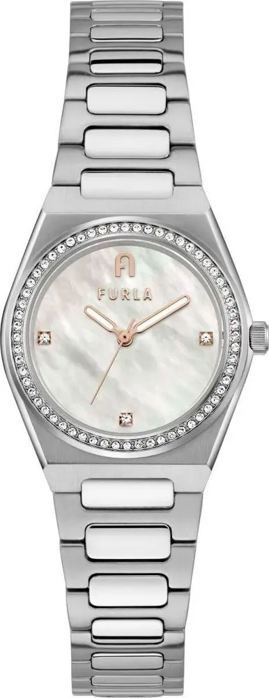 Gray Stainless Steel Dress Watch
