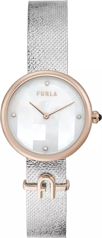 Gray Stainless Steel Dress Watch