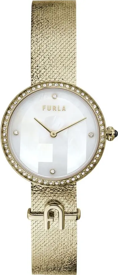 Gold Stainless Steel Dress Watch