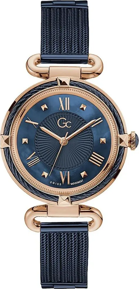 Blue Stainless Steel Dress Watch