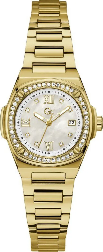 Gold Stainless Steel Dress Watch