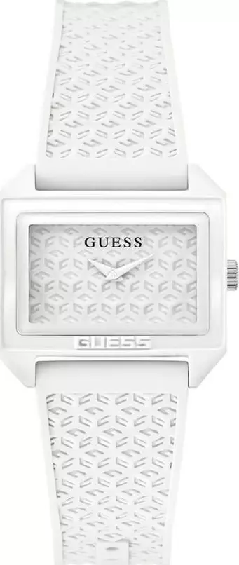 White Synthetic Dress Watch