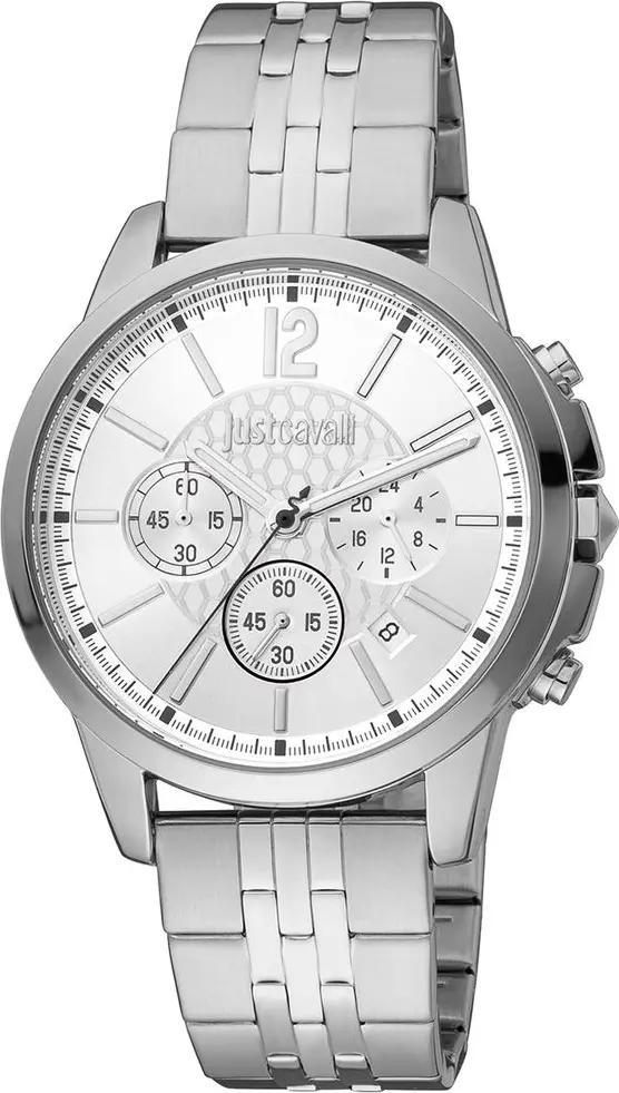 Gray Stainless Steel Dress Watch