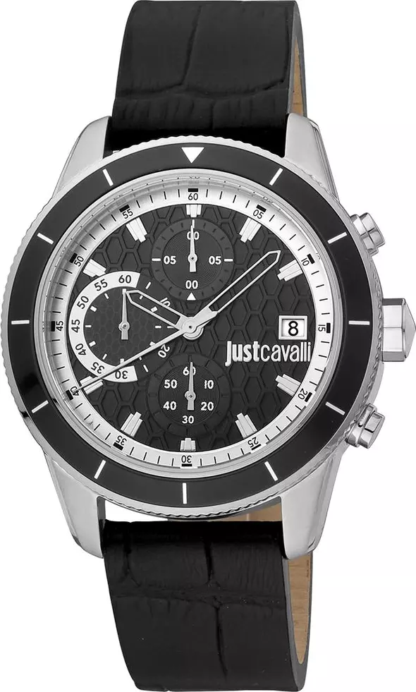 Black Leather Watch