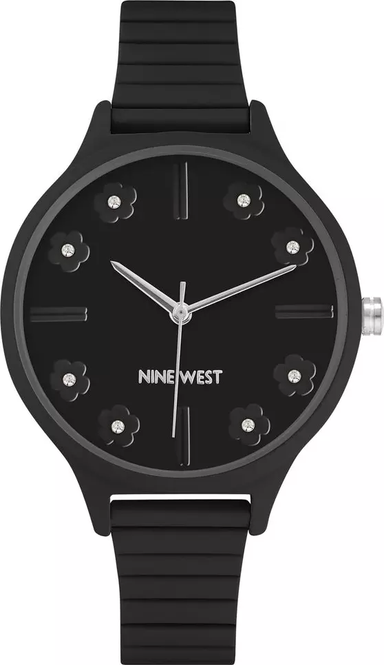 Black Plastic Dress Watch