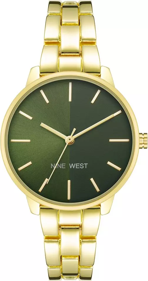 Gold Metal Dress Watch