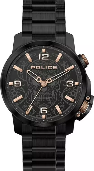 Black Stainless Steel Dress Watch