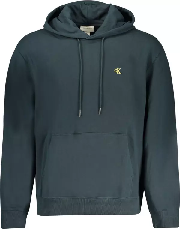 Blue Cotton Men's Sweatshirt