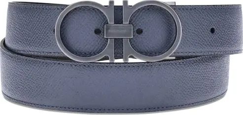 Blue Calf Leather Bos Taurus Regular Belt