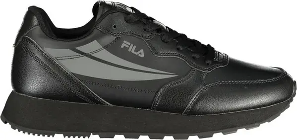 Nero Polyurethane Men Sneaker