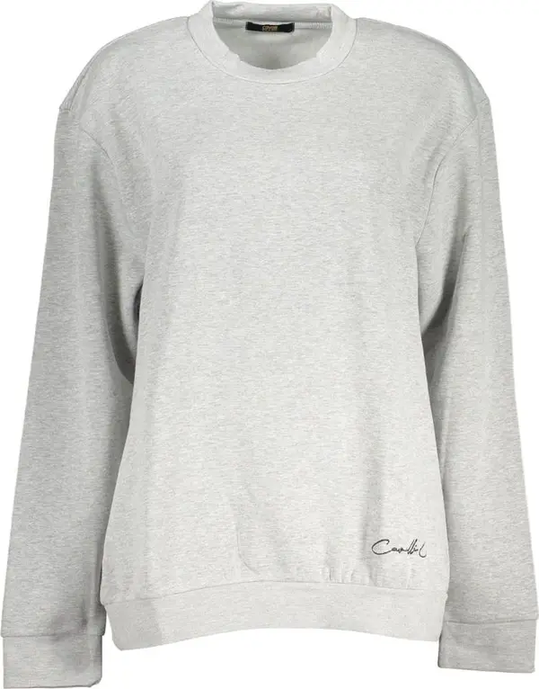 Grigio Polyester Women Sweatshirt