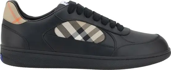 Black Calf Leather Bos Taurus Low Top Sneakers