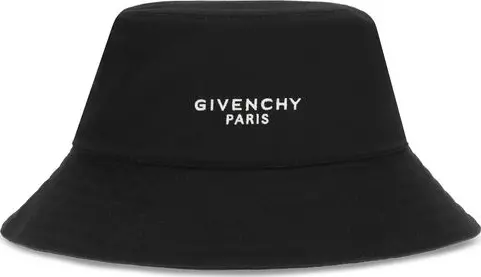 Black Cotton Bucket Hat