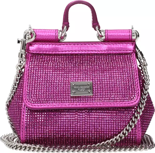 Pink Satin Handbag