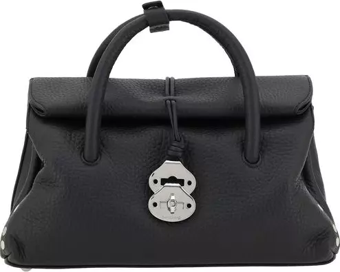 Black Calf Leather Bos Taurus Shoulder Bag