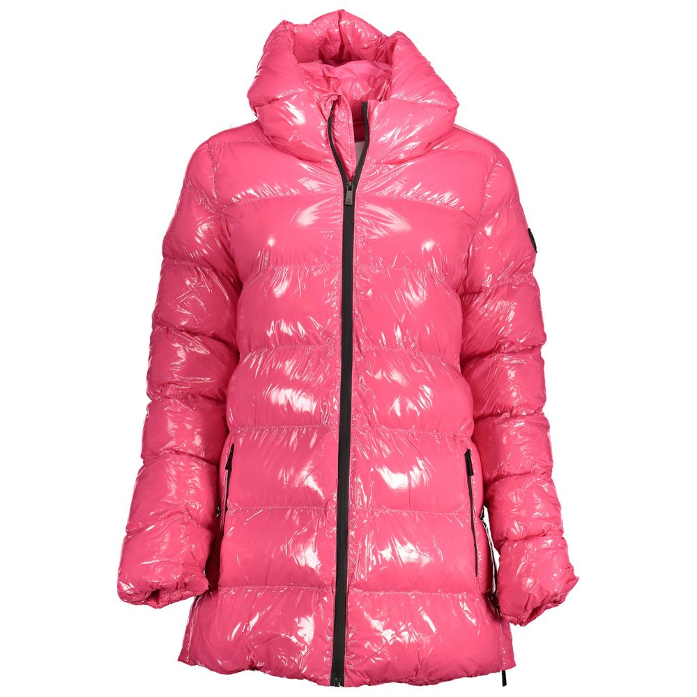 Pink Polyester Jackets & Coat (Copy)