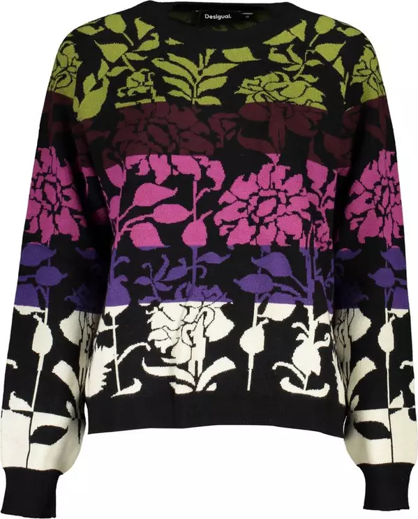 Black Polyester Sweater