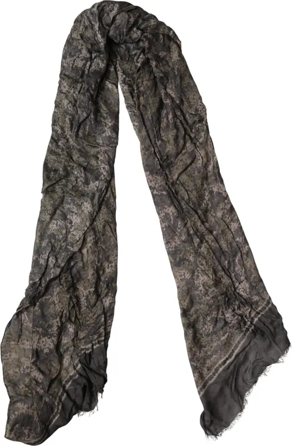 Brown Camouflage Modal Men Shawl Scarf