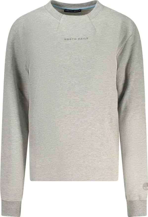 Grigio Cotton Women Sweatshirt