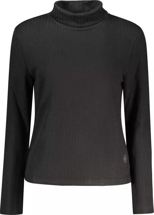 Black Polyester Women Sweater