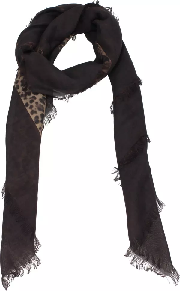 Brown Cashmere Foulard