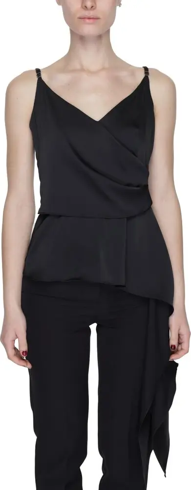 Black Polyester Top