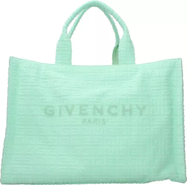 Green Fabric Handbag